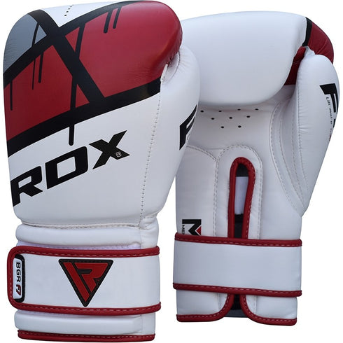 RDX F7 FILLED EGO RED PUNCH BAG & BOXING GLOVES SET-3